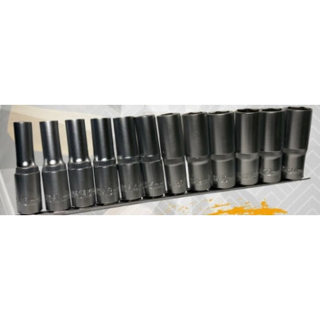 12 piece metric deep socket set 1/2'' drive (MR70253)