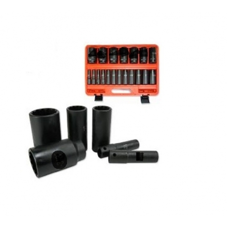 26 piece deep impact socket set 12 point 1/2'' drive (02420)