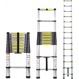 Telescopic ladder aluminium (ECH12A)