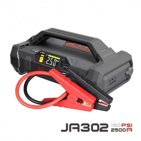 2500 amp Lithium Jump Starter with air compressor JA302