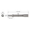 Double blade panel cutter chisel, Ajax tools (A909)