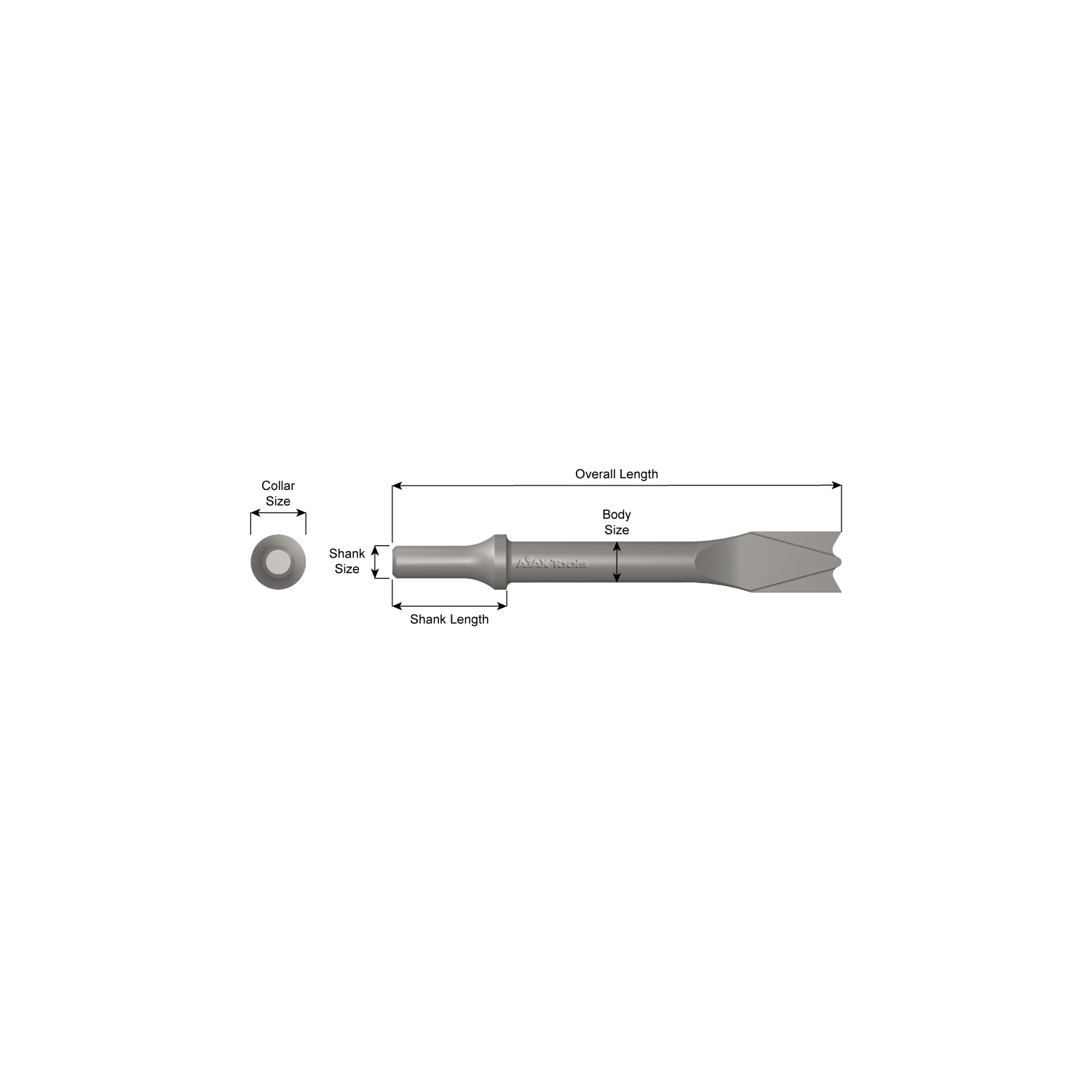 Double blade panel cutter chisel, Ajax tools (A909) - CENTRE OUTILS PLUS