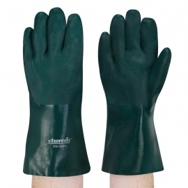 14 inch PVC gloves flannel lined (3634W)