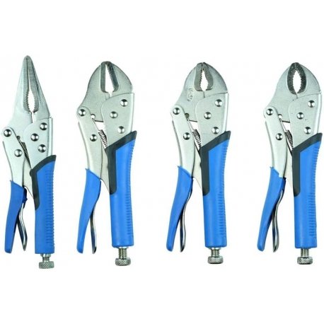 Set of 4 locking pliers  (KF4023)