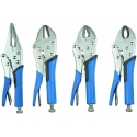 Set of 4 locking pliers  (KF4023)