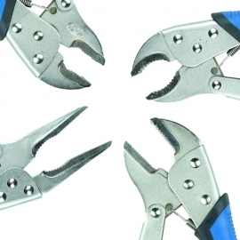 Set of 4 locking pliers  (KF4023)