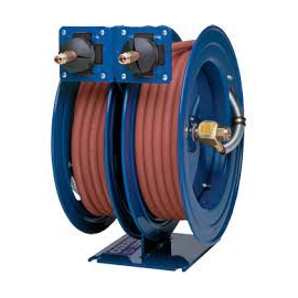 Dual air hose and water hose with reel (BT206)