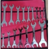 Combination thin wrench set 16 piece (BT90124)