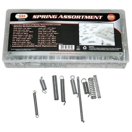 200pc Spring Assortment- Spring Steel 82930