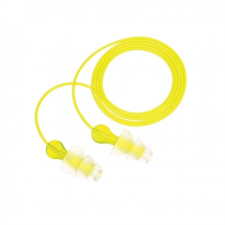 Tri-Flange Earplugs Corded 3M Pack of 5 MMMP3000