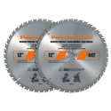 2 pc 12'' saw blade set  40336