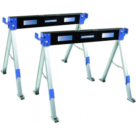 Kastforce 2 pack folding sawhorse set KF3005