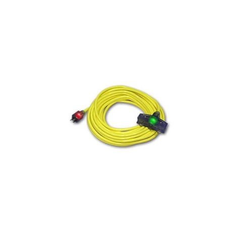 Century Wire 50 foot extension cord with lighted triple end D132132050