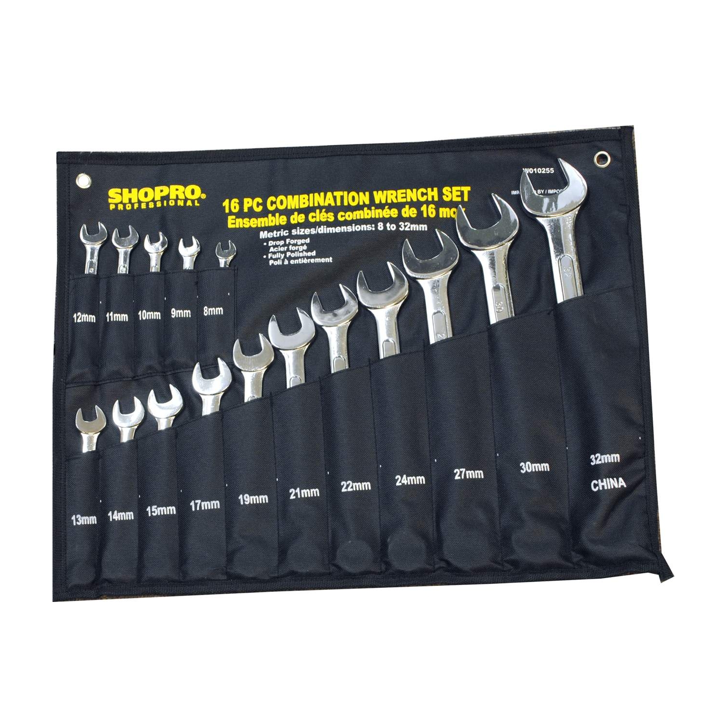 Jeu De 22 Clés Combinées Miniatures Métriques Et SAE | En Acier Chrome Vanadium | Pour Serrage D'allumeur, Travaux En Espaces Restreints