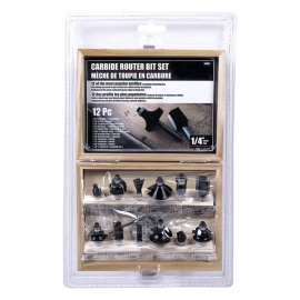 12 pc router bit set 38002