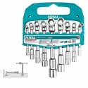 9 pc L angled socket wrench set 6/12 point TLASWT0901