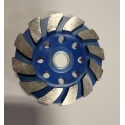 Turbo diamond cup grinding blade 4'' BTDT