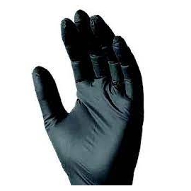 Black nitrile disposable gloves 100pc (BTGN)