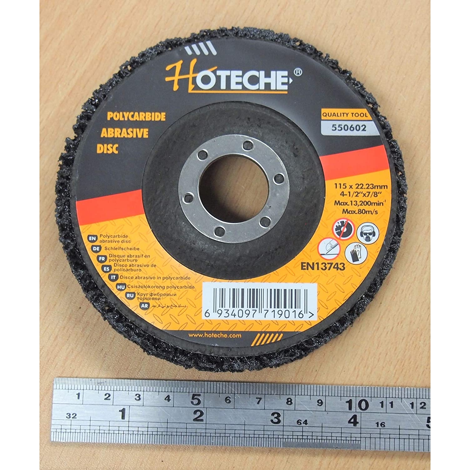 Disque polycarb 4.5'' 550602 CENTRE OUTILS PLUS