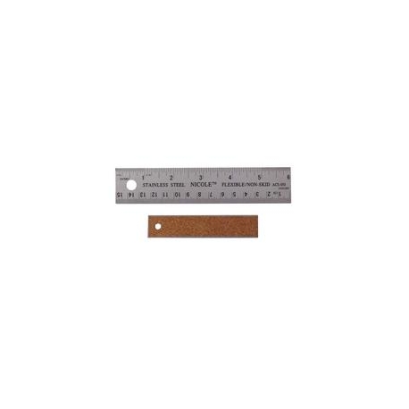 Stainless Steel Ruler with Cork Back 36 inch 