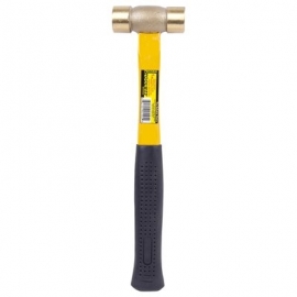 Brass hammer 1 pound w/ fiberglass handle (35056)