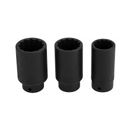 3 pc axle removal socket set 