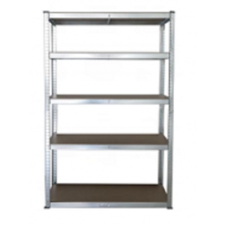 5 shelf slotted steel storage unit S002