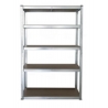 5 shelf slotted steel storage unit S002