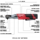 Milwaukee 3/8'' battery operated ratchet kit MLW255722