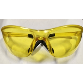 12 pack Amber safety glasses LUN12J