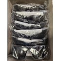 12 pairs of dark lens safety glasses LUN12B