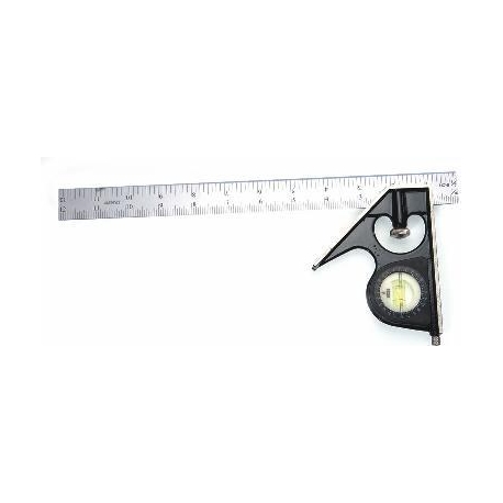 12 inch combination Square With Inclometer