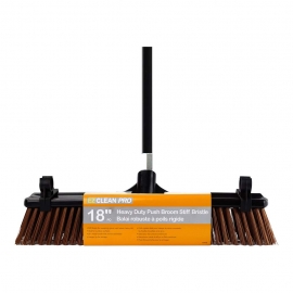 18 inch stiff bristle push broom 177778