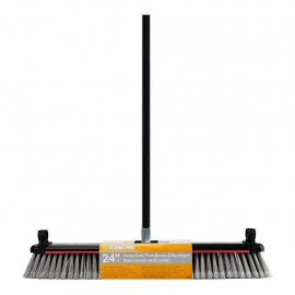 24 inch push broom with squeegee 177782