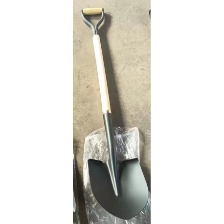 Round shovel with wooden handle S518Y