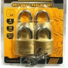 4 pc brass padlock set 180224