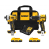 DEWALT 20V MAX ATOMIC Lithium-Ion Compact 1/2-inch Hammer Drill and Impact Driver Combo Kit (2-Tool)