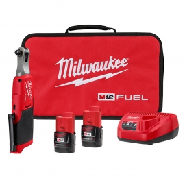 Milwaukee M12 Fuel 12V Lithium Brushless 3/8'' air ratchet kit  2567-22
