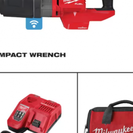 Milwaukee 1 inch drive air impact wrench set MLW2869-22HD