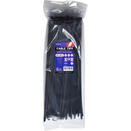 14 inch UV black cable ties Mayhew 100pc MAY1450HS