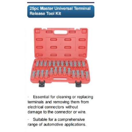 25 pc terminal release tool kit BT5146