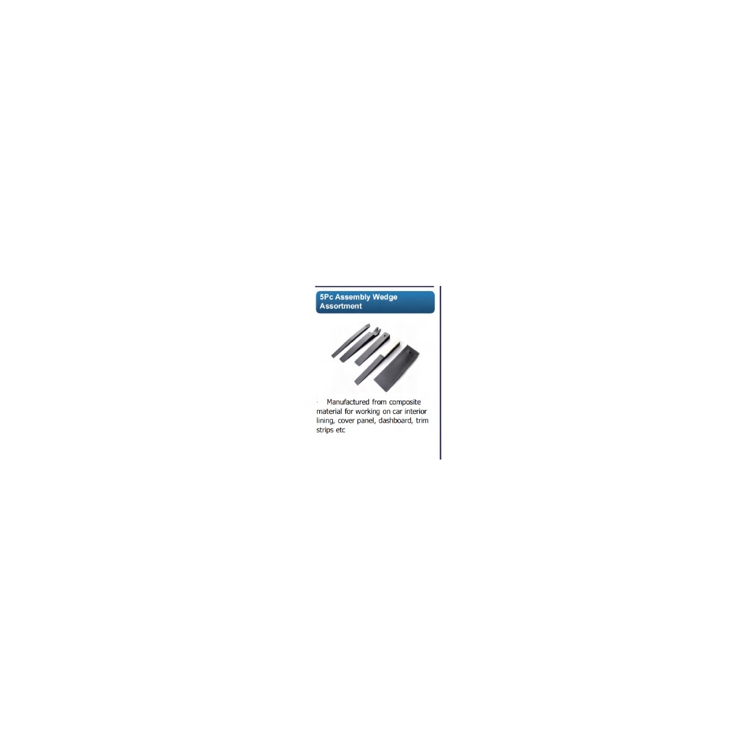 Wedge Assembly 5 pc wedge assembly kit BT4121