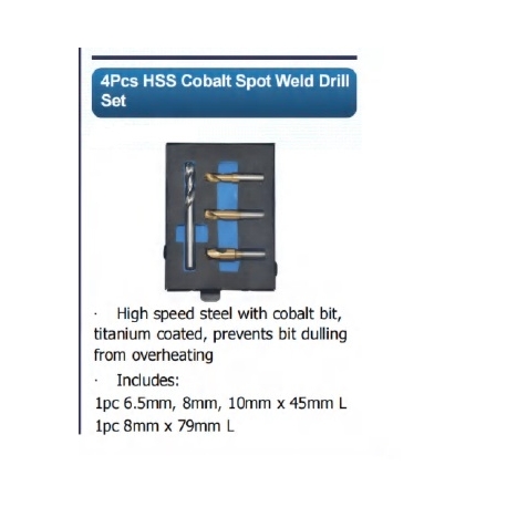 HSS Cobalt spot weld drill set BT5144