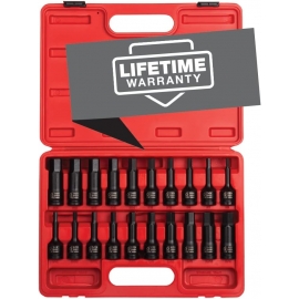 Sunex 20pc 1/2'' drive hex socket set 2637