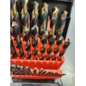 High quality C3 HSS 29 pc drill bit set HSS29M3