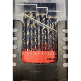 High quality C3 HSS 29 pc drill bit set HSS29M3