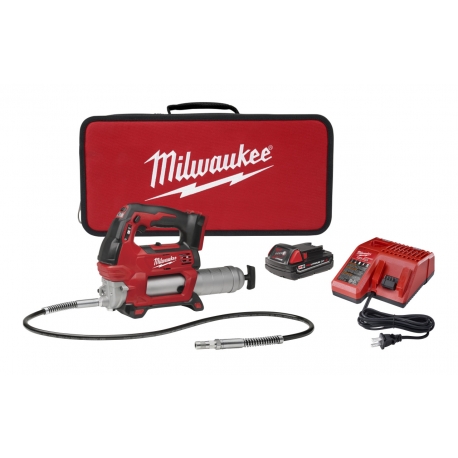 Milwaukee MIL-2646-21CT M18 Cordless 2-Speed Grease Gun 1.5Ah Kit