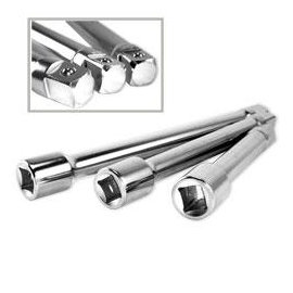 CHROME 4PC EXTENSION, CRV 1/2 INCH X 3,6,9 AND 12 INCH 