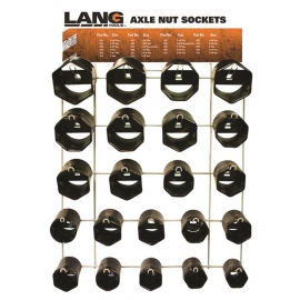 LANG 22 Pc. Axle Nut Socket Display LAN-1291