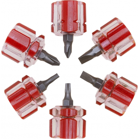 6 pc stubby screwdriver set 01352